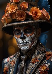 Fototapeta premium Day of the Dead - El Dia de Muertos Celebration Mexico 