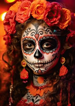 Day of the Dead - El Dia de Muertos Celebration Mexico 