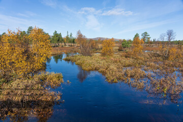 autumn in the mountains