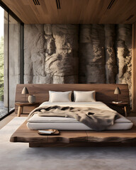 Living rooms and room design inspired from nature, wood elements and joints.