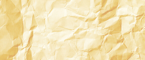 Vector crumpled sheet of baking paper as background, crumpled sheet of baking paper as background, closeup.