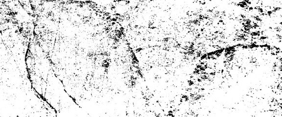 Naklejka premium Vector Overlay Distress grain monochrome design, grunge texture transparent background white and black.
