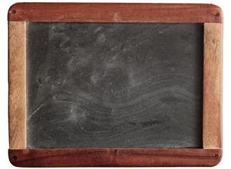 Vintage Chalkboard with free copy space,isolated on white background. Vinatge colors like analog...