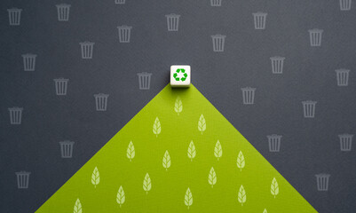 Recycling and restoration of contaminated areas. Idea of ecological solution. Eco solutions....