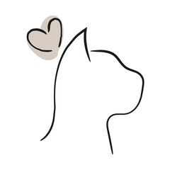 animal icon line art