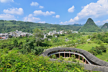 Nature Scenery of Karst Landscape in Guangxi Region, Southern China