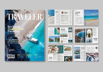 Traveler Magazine Letter Layout