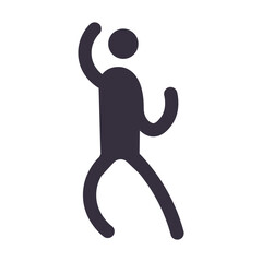 People celebrating icon, is a vector illustration, very simple and minimalistic. With this People celebrating icon you can use it for various needs. Whether for promotional needs or visual design 