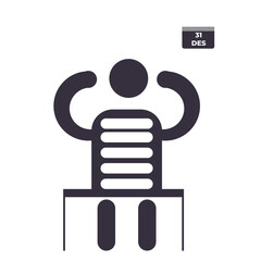 Overhelmed job icon, is a vector illustration, very simple and minimalistic. With this Overhelmed job icon you can use it for various needs. Whether for promotional needs or visual design purposes