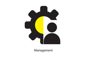 vector line icons related to business management. This set includes various icons such as Inspector, Personal Quality, Employee Management, These icons are designed in a clean and minimalistic vector 