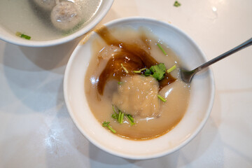 Taiwanese meatball - Delicious street food Bawan.