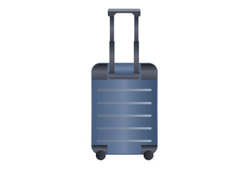 Travel suitcase vector illustration, featuring a white background, for the conceptual design of travel and transportation. Placed in the context of Journey to the World, this illustration depicts trav