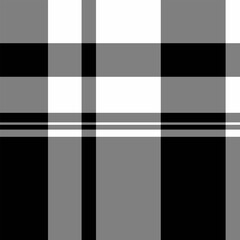 Seamless check background of pattern texture fabric with a textile tartan plaid vector.