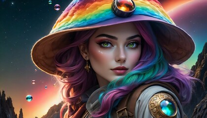 Naklejka premium Shapeshifter princess