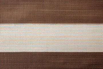 brown and white striped fabric texture background