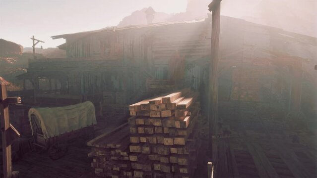 Industrial sawing of logs on sawmill equipment