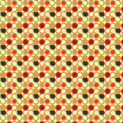Retro plaid pattern graphic vector