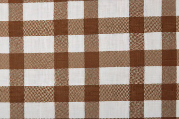 brown and white striped fabric texture background