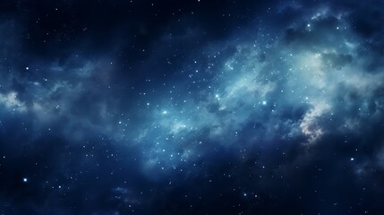 Fototapeta na wymiar The milky Way Galaxy cosmic space magical starry background, AI Generative