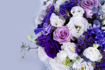 Flowers are clearly detailed and a beautiful backdrop.