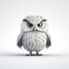 Fototapeta premium cute owl character 
