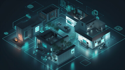 Visualize the Future of Smart Homes with AI-Enabled Automation - Created by AI