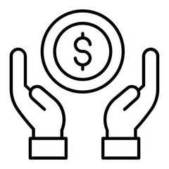 Donation Outline Icon