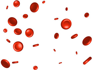 Texture of red erythrocytes for medicine.