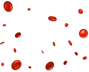 Texture of red erythrocytes for medicine.