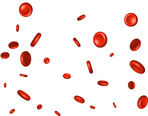 Texture of red erythrocytes for medicine.