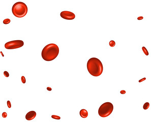 Texture of red erythrocytes for medicine.