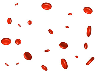 Texture of red erythrocytes for medicine.