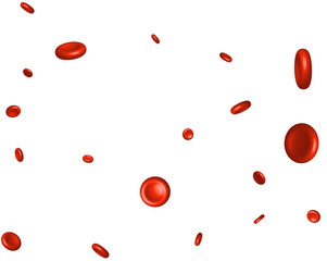 Texture of red erythrocytes for medicine.