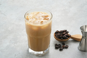 Homemade Ice Coffee, close up
