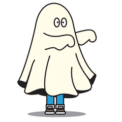 Ghosts and Fun Halloween Elements