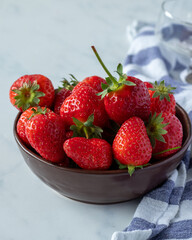 bowl of strawberries 