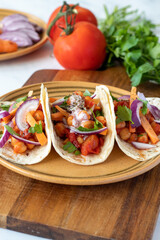Chickpea tacos