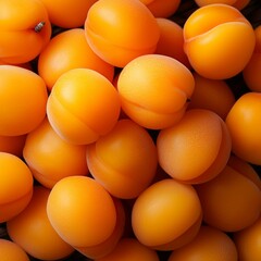 Apricots with leaves