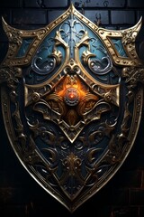 Fototapeta premium dark magic shield