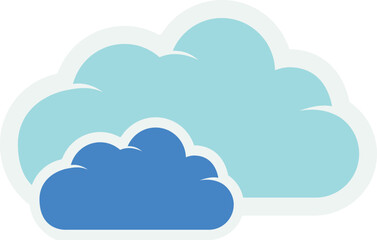 clouds icon, simple icon