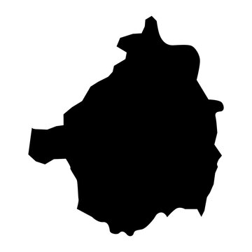 Masally district map, administrative division of Azerbaijan.
