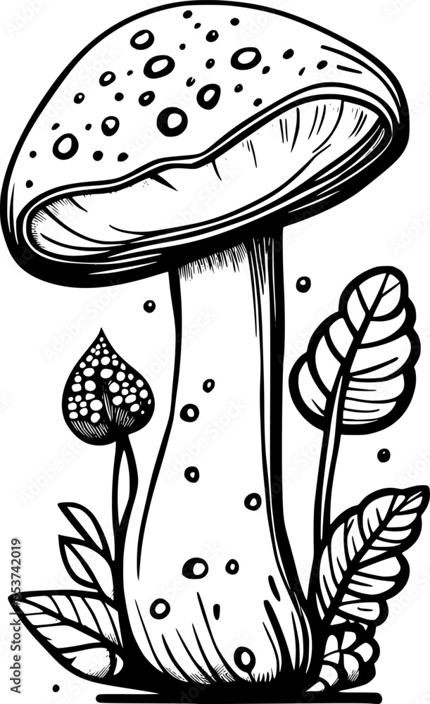 Canvas Prints mushroom cartoon