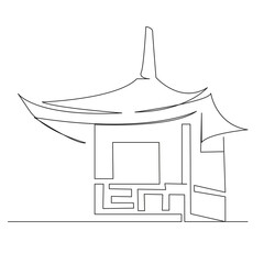 small chinese house