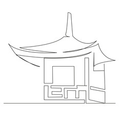 small chinese house