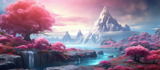 Stunning art showcasing dreamlike scenery as a wallpaper