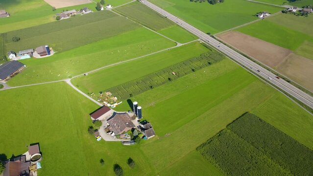 Schuebelbach, Mais, Labyrint, Farmer, Swiss, Switzerland, Weed, Farming,