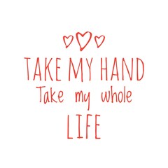 ''Lovers In Love'' Quote Illustration