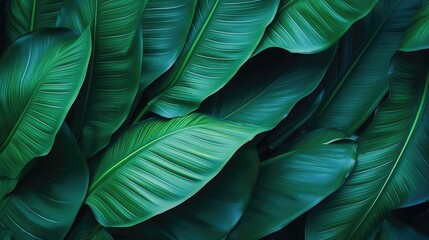 abstract green leaf texture, nature background