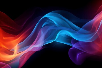 Vibrant fire and flames create an abstract background wallpaper, showcasing a mesmerizing dance of hues and tones. The image captures dynamic gradients, subtle noise