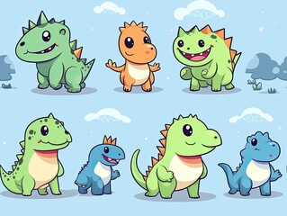 cute dinosaur pattern